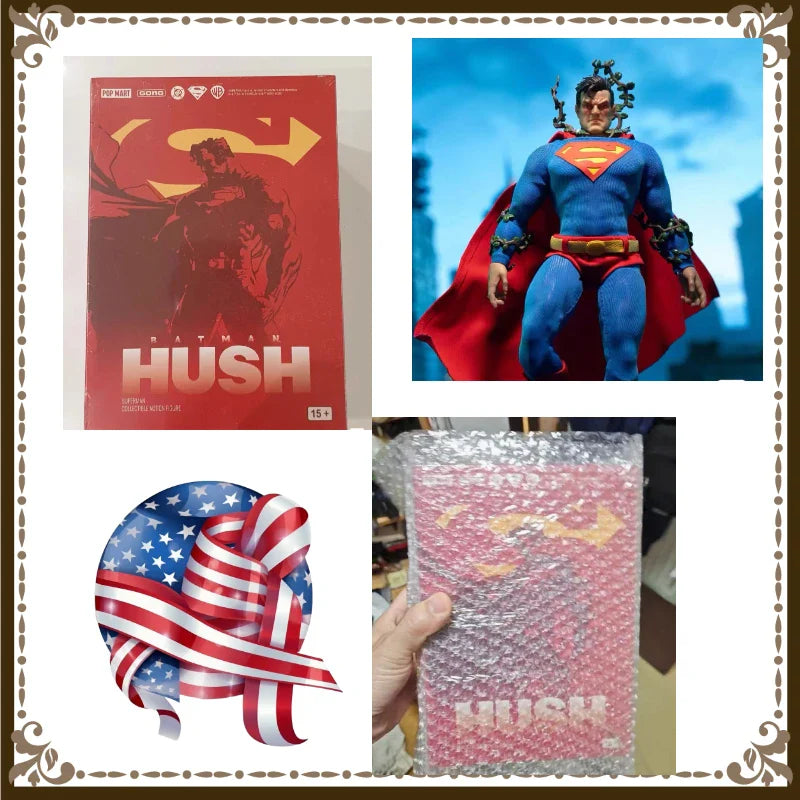 Auf Lager GONG Hush Batman Superman 1/12 Maßgeschneiderter Stoffanzug Actionfigur Spielzeugmodell Geschenk
