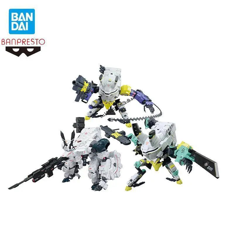 In Stock Bandai Banpresto Original Hg Synduality Noir Daisy Ogre Kanata Schnee Action Figures Assembly Figure Collect Ornaments