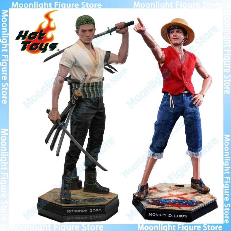 Auf Lager HotToys TMS109 Monkey D. Luffy TMS110 Roronoa Zoro Live Version 1/6 Anime Actionfigur Spielzeug Geschenk Modell Kollektion