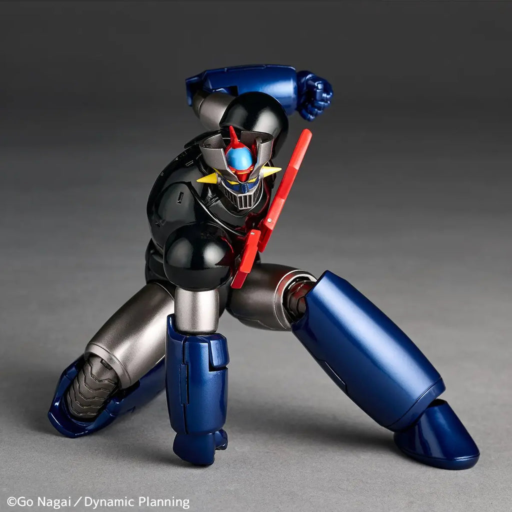 Kaiyodo Revoltech Amazing Yamaguchi Mazinger Z Action Figure - Legendary Super Robot Ameyama Mazingo Model Toy for Collectors