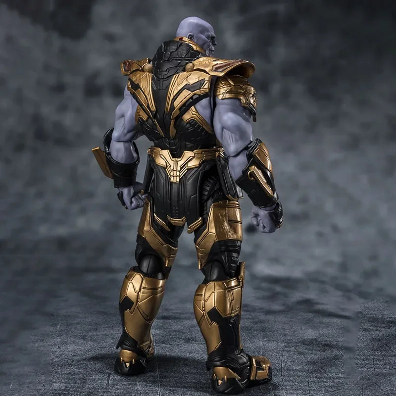 Bandai Thanos SHF THE AVENGERS 4：ENDGAME THANOS Anime Figure ActionFigure Toys For Boys /Girls /kids/Christmas Gift