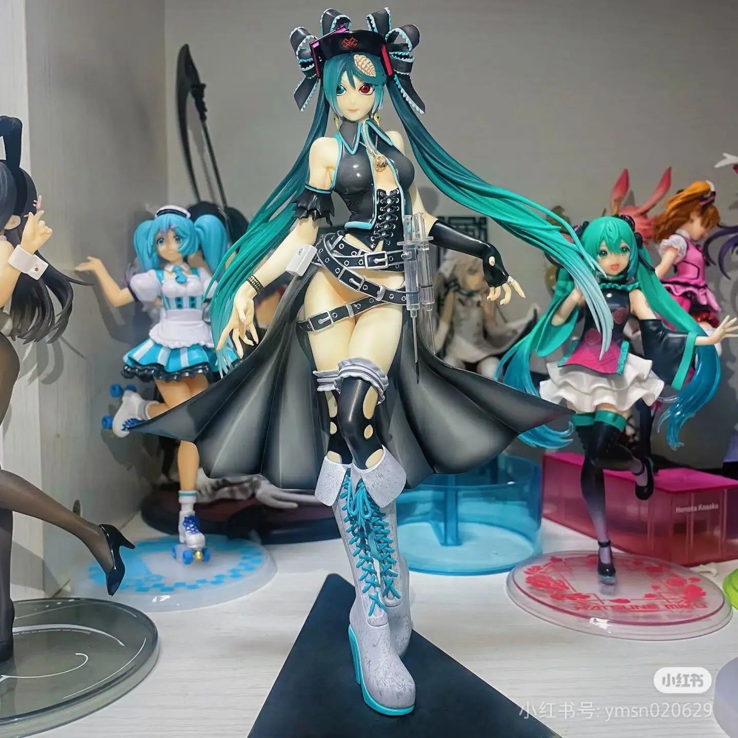 Unioncre Hatsune Miku Vocaloid Prisoners And Paper Planes Skeletal Anime Figure Miku Model Statue Toy Birthday Gifts