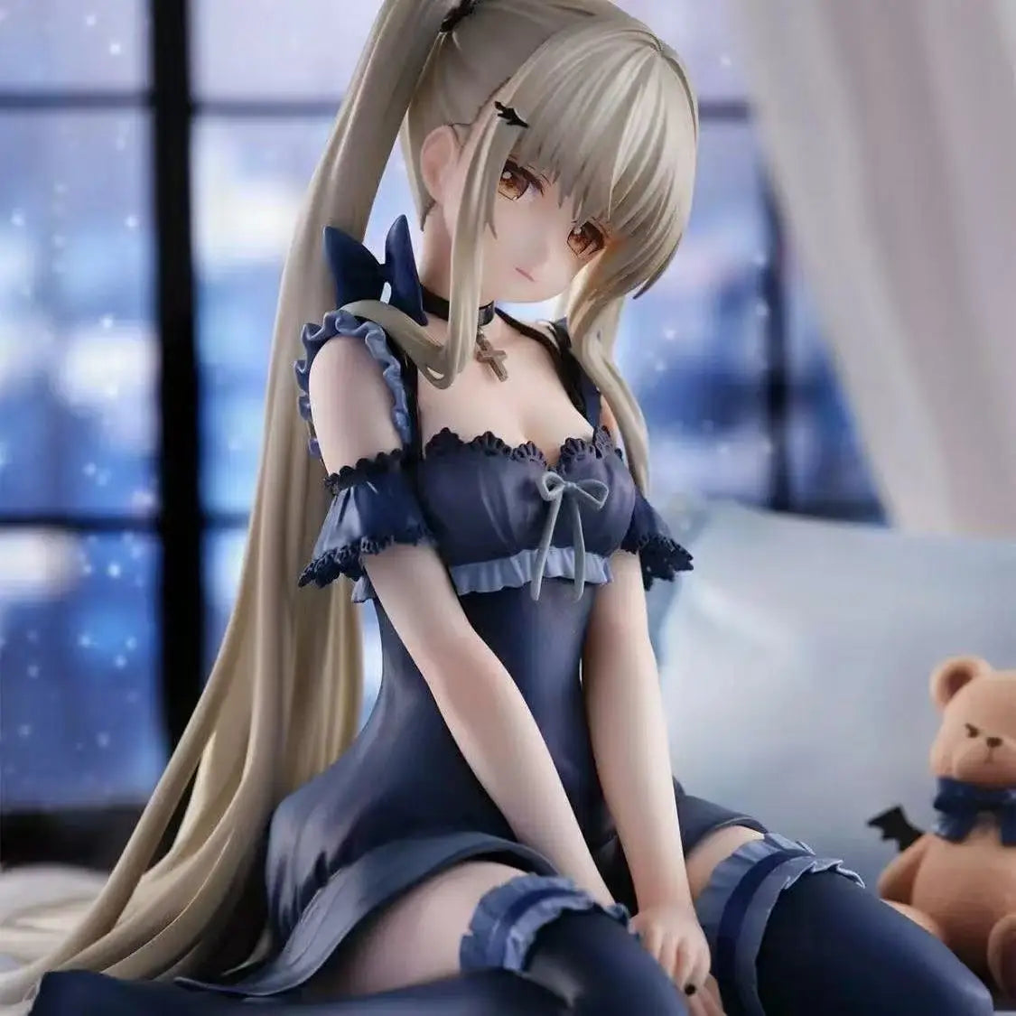 15cm Shiina Mahiru Neighbor Angel Lord Beautiful Girl Anime Handmade Action Figures Desktop Case Decoration Ornament Gift