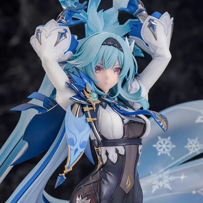 【Presale】Genshin Impact Eula Game Character Sculpture Action Anime Statue Figures Cartoon Collectible Model Toy