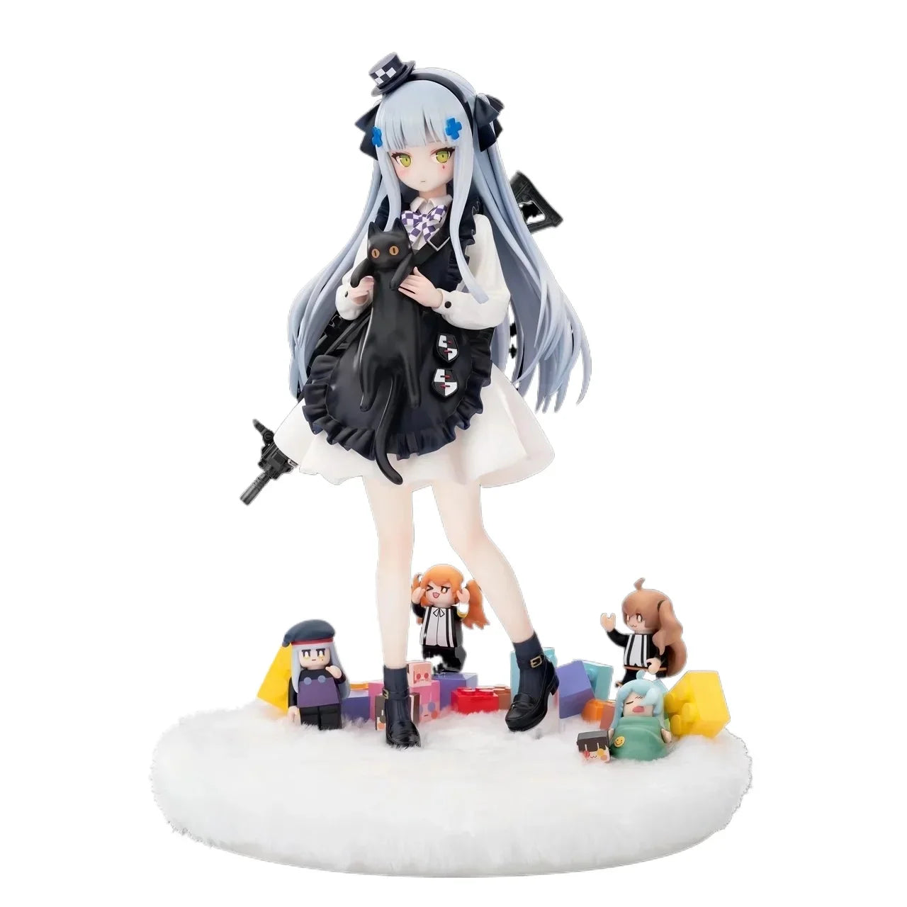 Girls' Frontline Figure HK416 Black Cat's Gift Version Anime Collectible PVC Statue Cute Character Display Model Gift