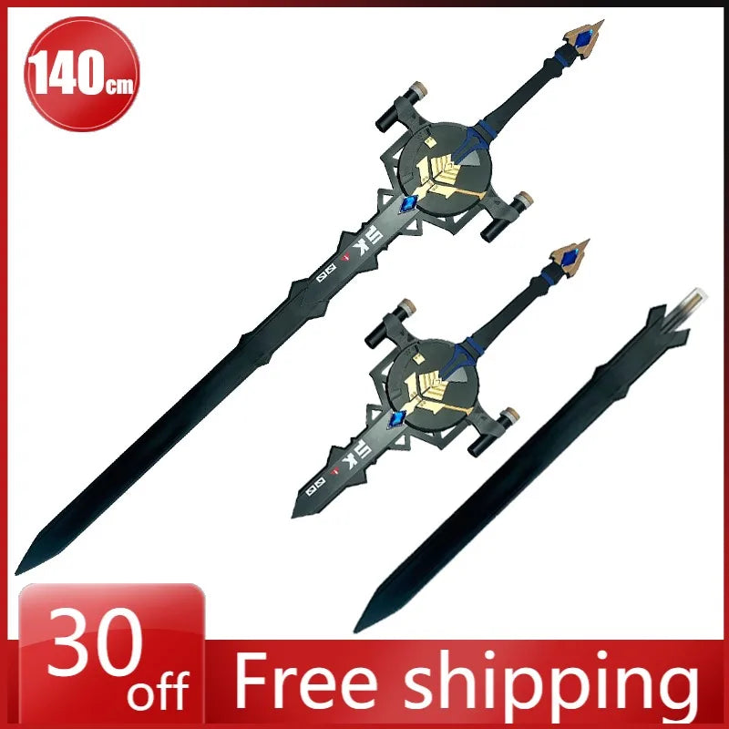 140cm Arknights Requisitenfigur Skadi Cosplay Schwert Spiele Modell Ornamente Dekorationen Weihnachtsgeschenke Spielzeug Versand innerhalb von 15 Tagen