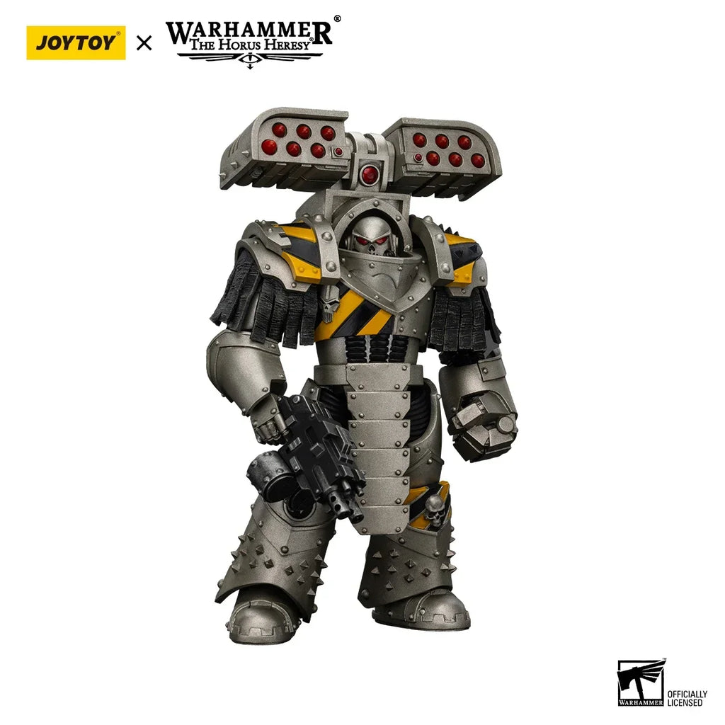 【MT】JOYTOY 1/18 Action Figure Warhammer 40K Lron Warriors Tyrant Siege Master Terminator with Rocket Launcher Model Toys