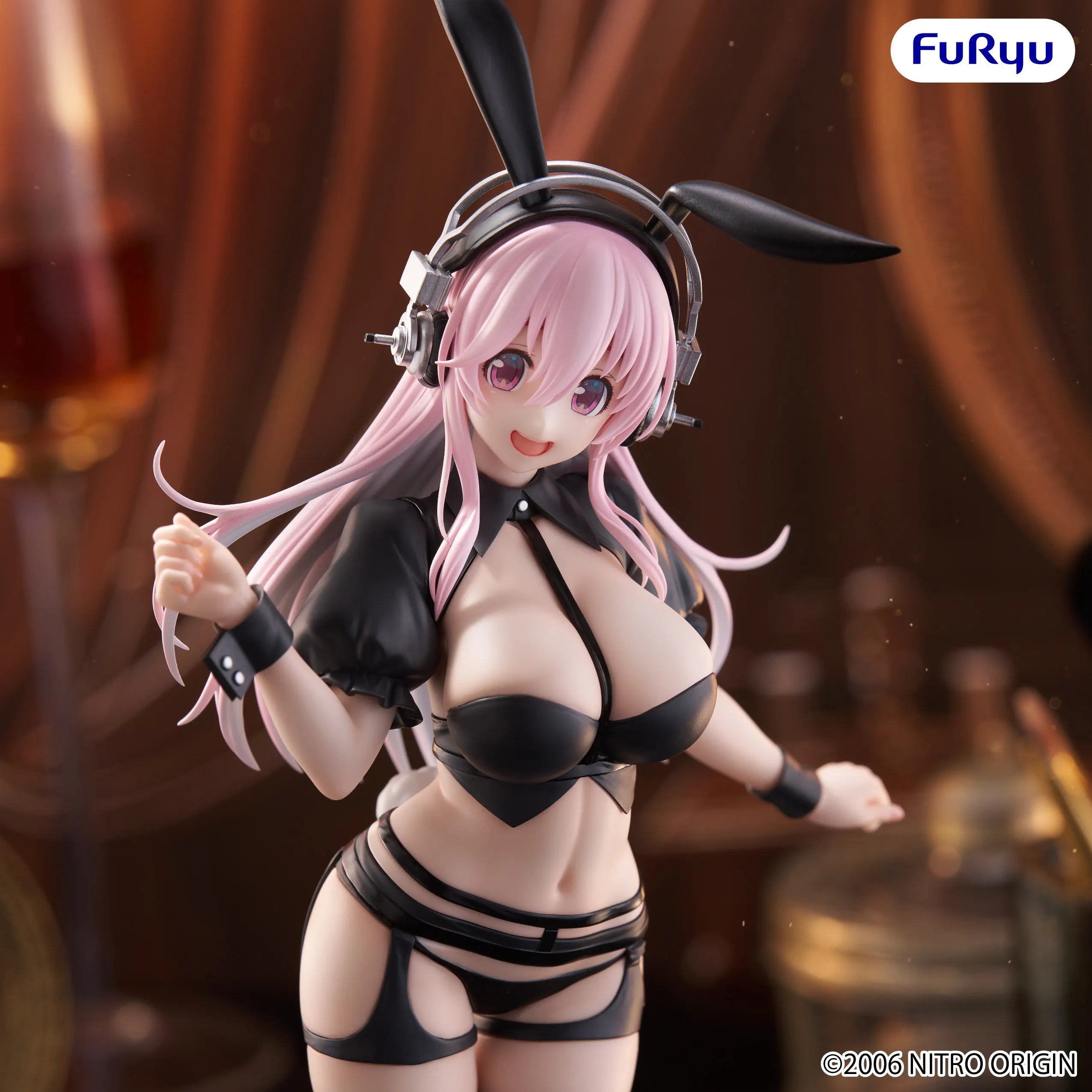 Furyu SUPERSONICO Anime Sonico BiCute Bunnies Action Figures Model Figurine Original Figuarts Collection Toys