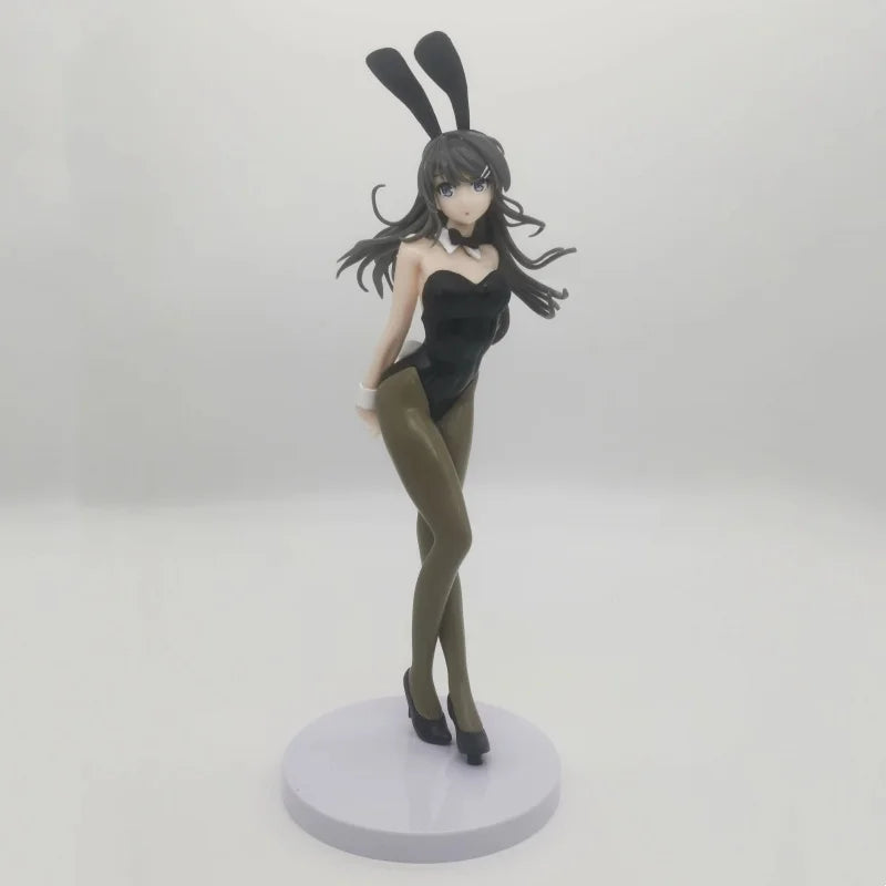 24cm Mai Sakurajima Bunny Girl Senpai Sexy Anime Figure Rascal Does Not Dream of Bunny Girl Senpai Action Figure Model Doll Toys