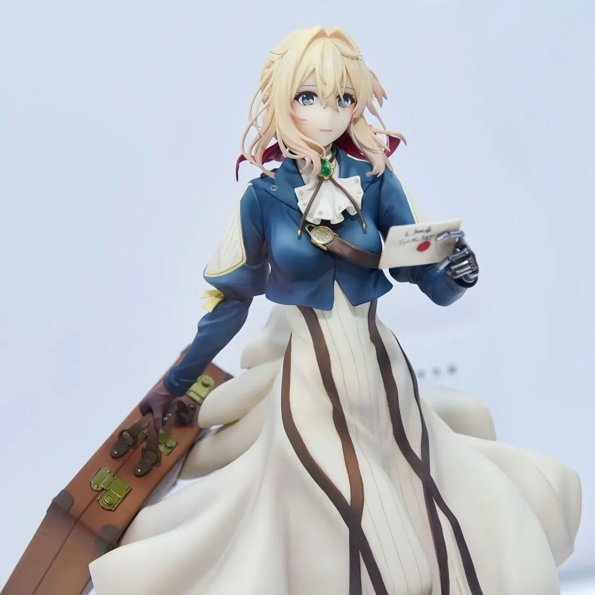 27cm Violet Evergarden Anime Figures Beautiful and Pure Girl Gk Model Desktop Ornament Decorations Best Rare Gifts for Children