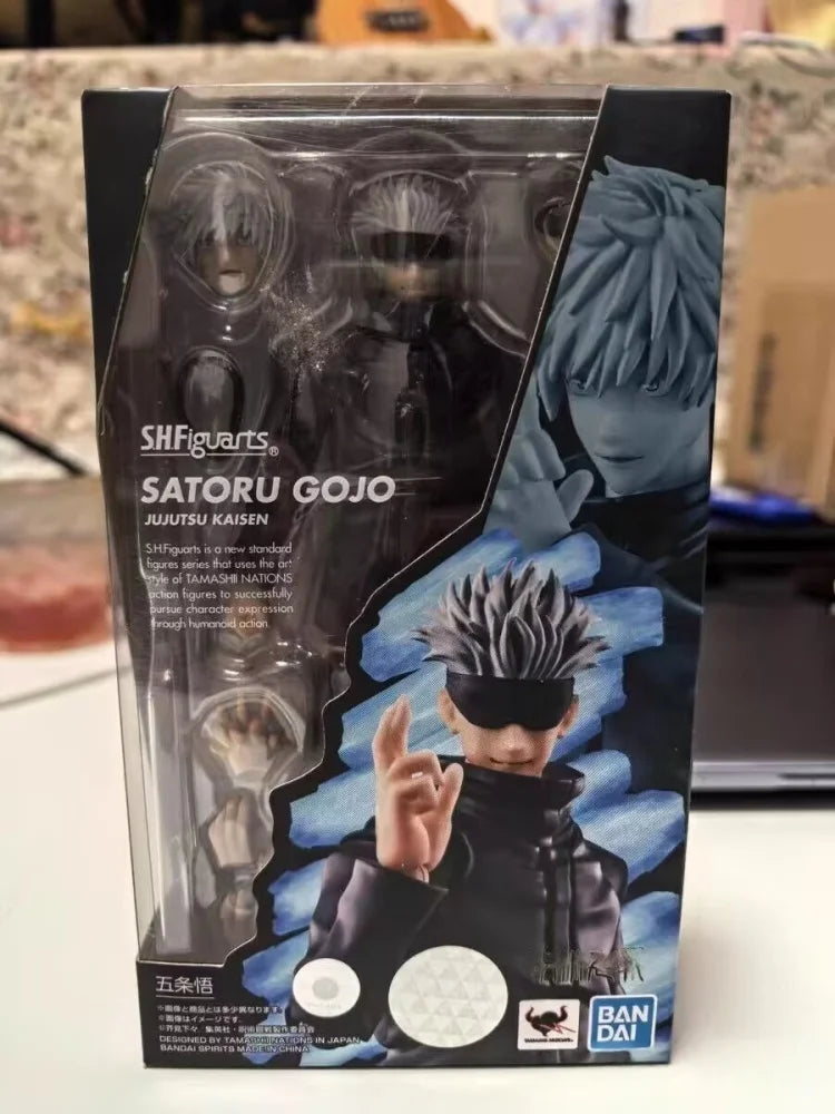 Bandai Original Shfiguarts Jujutsu Kaisen Figure Gojo Satorugeto Suguru Fushiguro Megumi Kugisaki Nobara Anime Model Toy Dolls