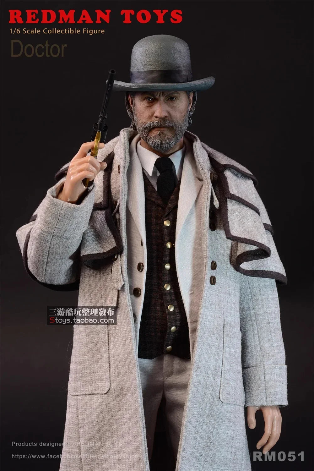 1/6 Man REDMAN TOYS RM051 Doctor Django Guy Full Set bewegliche Actionfigur Puppe ca. 12" für Fans zum Sammeln