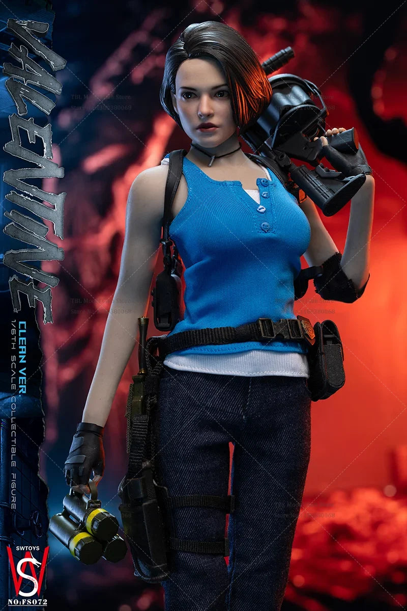 In Stock SWTOYS FS072 1/6 Scale Special Police Force Rescue Support Team Jill 12-inch Full Set Action Figure Female Soldier Toys