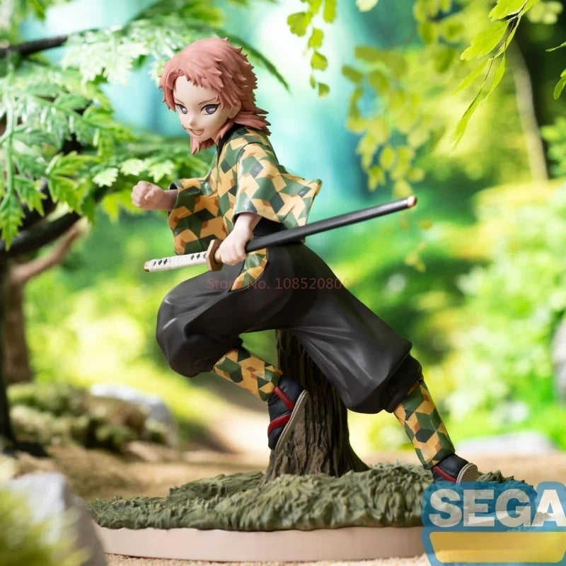 Original Sega Anime Figure Demon Slayer Xross Link Juvenile Period Tomioka Giyuu Sabito Model Collector Desktop Ornament Toy
