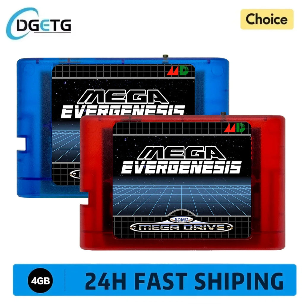 3000-in-1 Flashkarte EDMD Speicherkarte für MegaDrive Genesis Emulator MEGAKey FlashCart Unterstützt 32X Dateien mit 4G TF-Karte