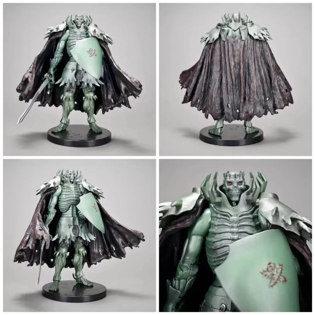 21cm Berserk Skull Knight Anime Figure Dokuro no Kishi Action Figure Guts Berserker Armor Figurine Collectible Model Doll Toys