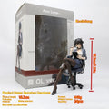 Azur Lane Takao Secretary Office Style Anime Figure Collectible Model Toy Desk Shelf PC Case Decoration Anime Fans Collection
