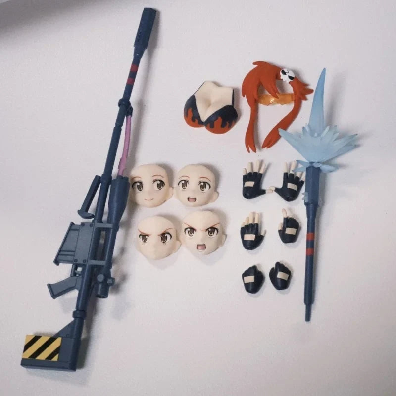 In Stock Aniplex Buzzmod Tengen Breakthrough Gurren Lagann Yuko Action Figure Pvc Model Collectible Toys