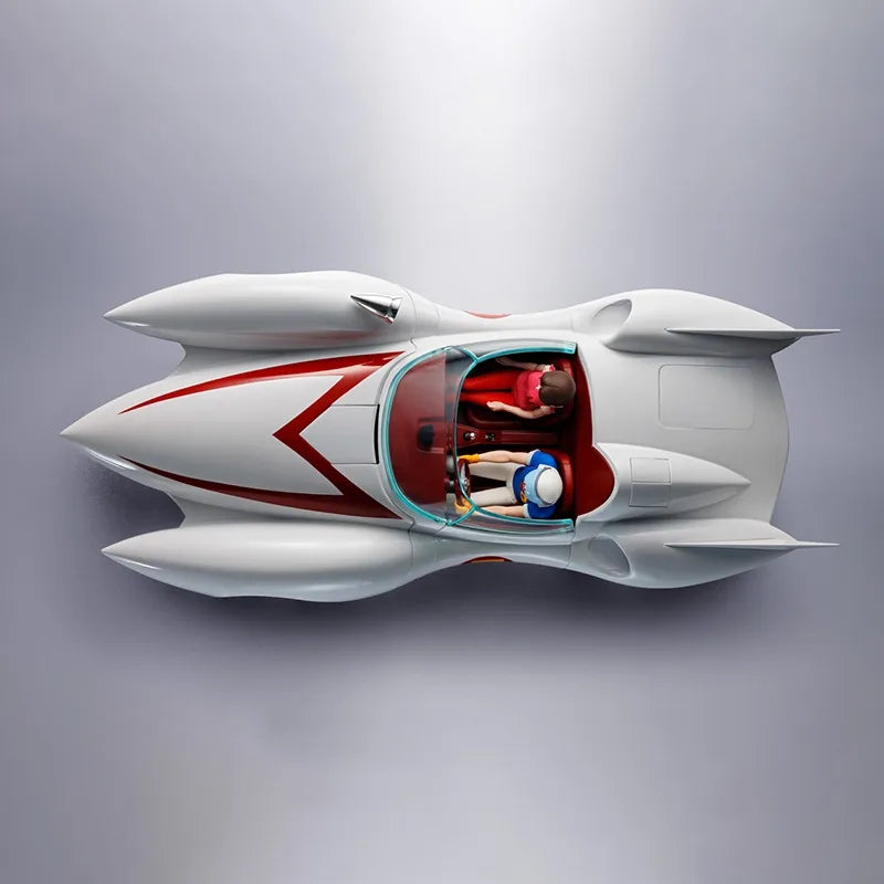 100%Original in Stock Bandai Superalloy Speed Racer Mach GoGoGo Mach 5 Anime Character Assemble Toy Model Ornaments Collection