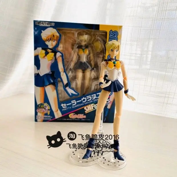 15cm Anime Pretty Guardian Sailor Moon PVC Action Figure SHF Model Toys Tsukino Usagi Movable Kawaii Doll Ornament Children Gift