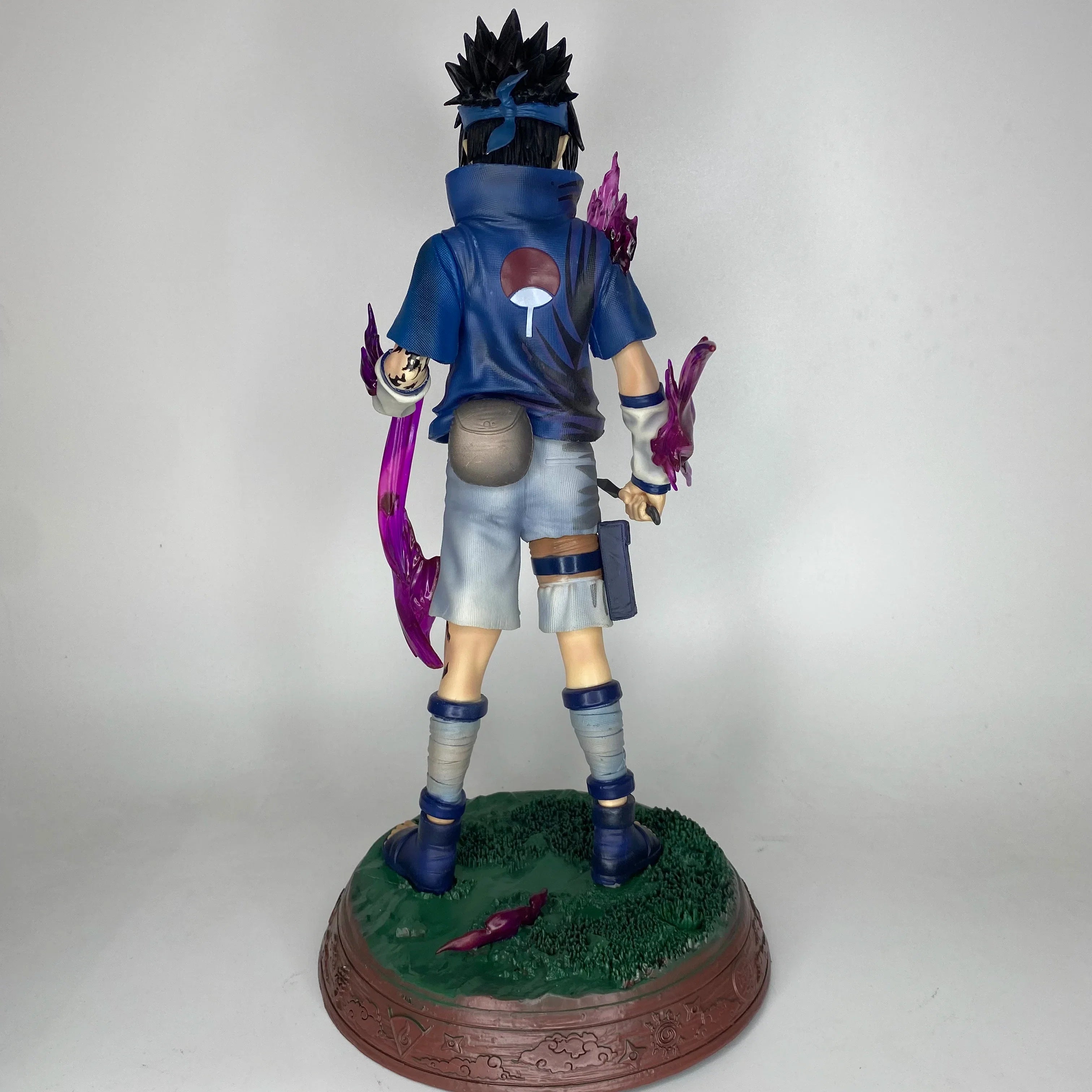 Anime GK Ornament Statue - Hokage Handheld Uchiha Watergate Spell Sasuke Standing Model Resonance Series Collectible Gift