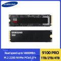 SAMSUNG 9100 Pro SSD 1TB 2TB 4TB NVMe M.2 2280 PCIe 5.0X4 Internal Solid State Drive for Laptop Mini PC Gaming Computer