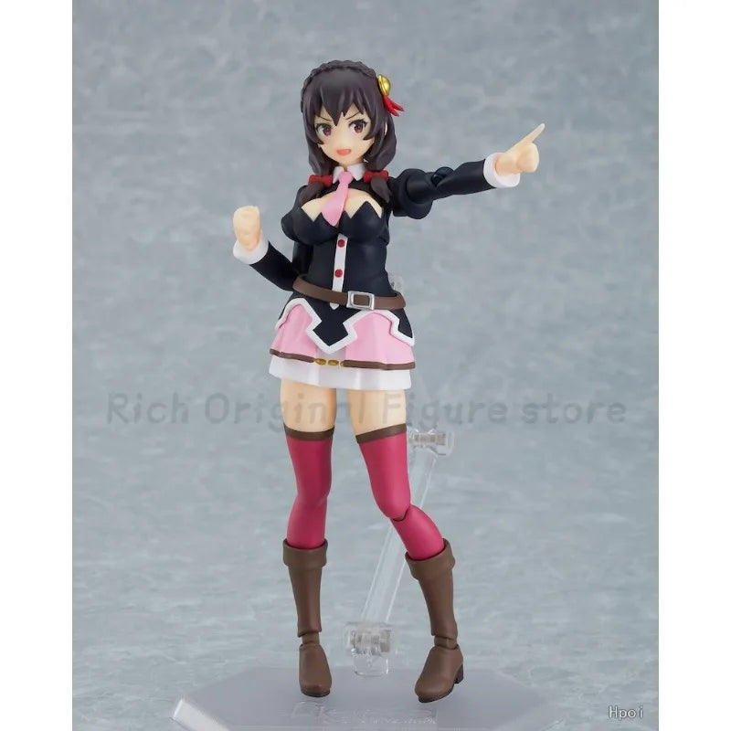 [In Stock] Original Max Factory Figma#531 Kono Subarashii Sekai Ni Shukufuku O! Yunyun Anime 1/12 Action Figure Model Toy