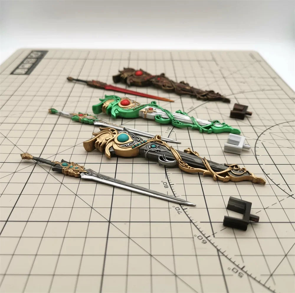 【No Figure】1/12 Scale Female Resin Unpainted Conversion Parts Ancient - Style Long Sword Fit Kotobukiya Model For Collection