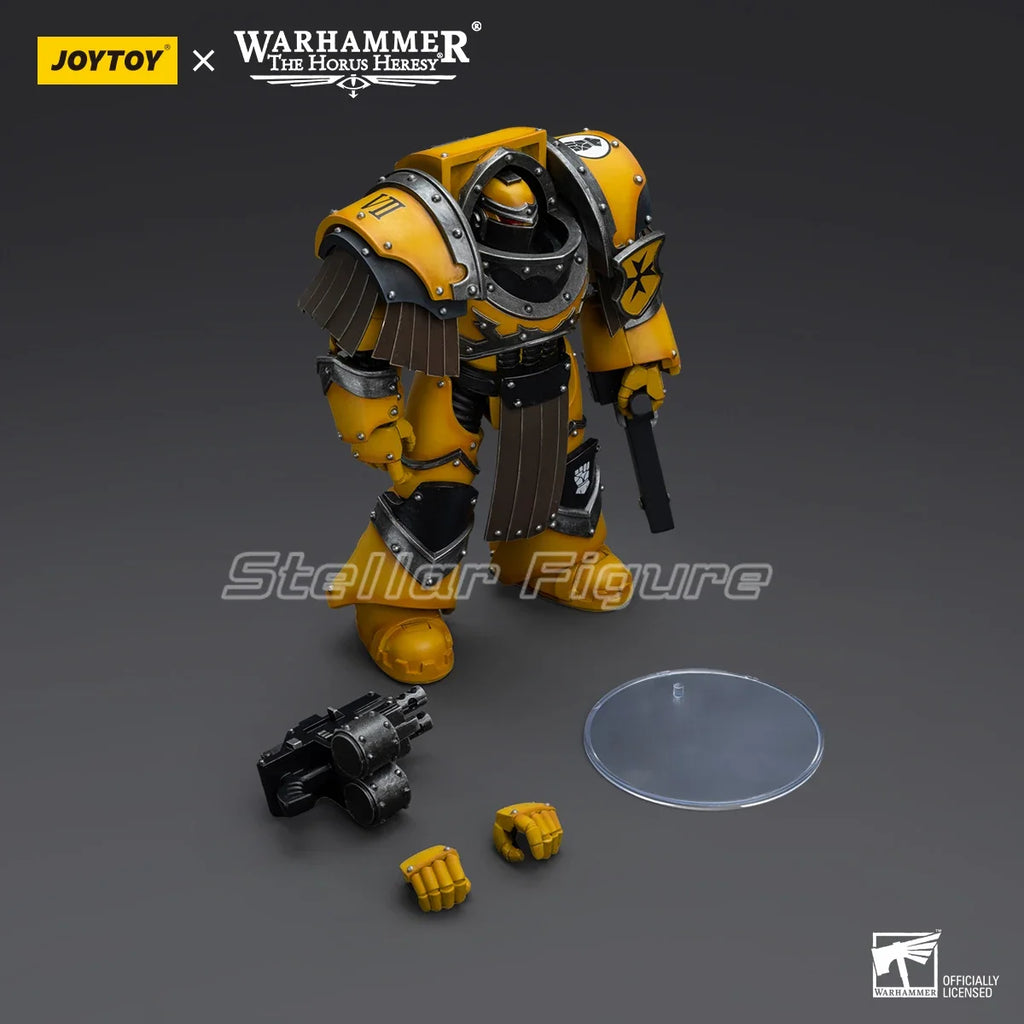 【SF】 JOYTOYS Warhammer 40K 1/18 Action Figure  Imperial Fists Legion Cataphractii Terminator Squad  Prime Model Toy Gift