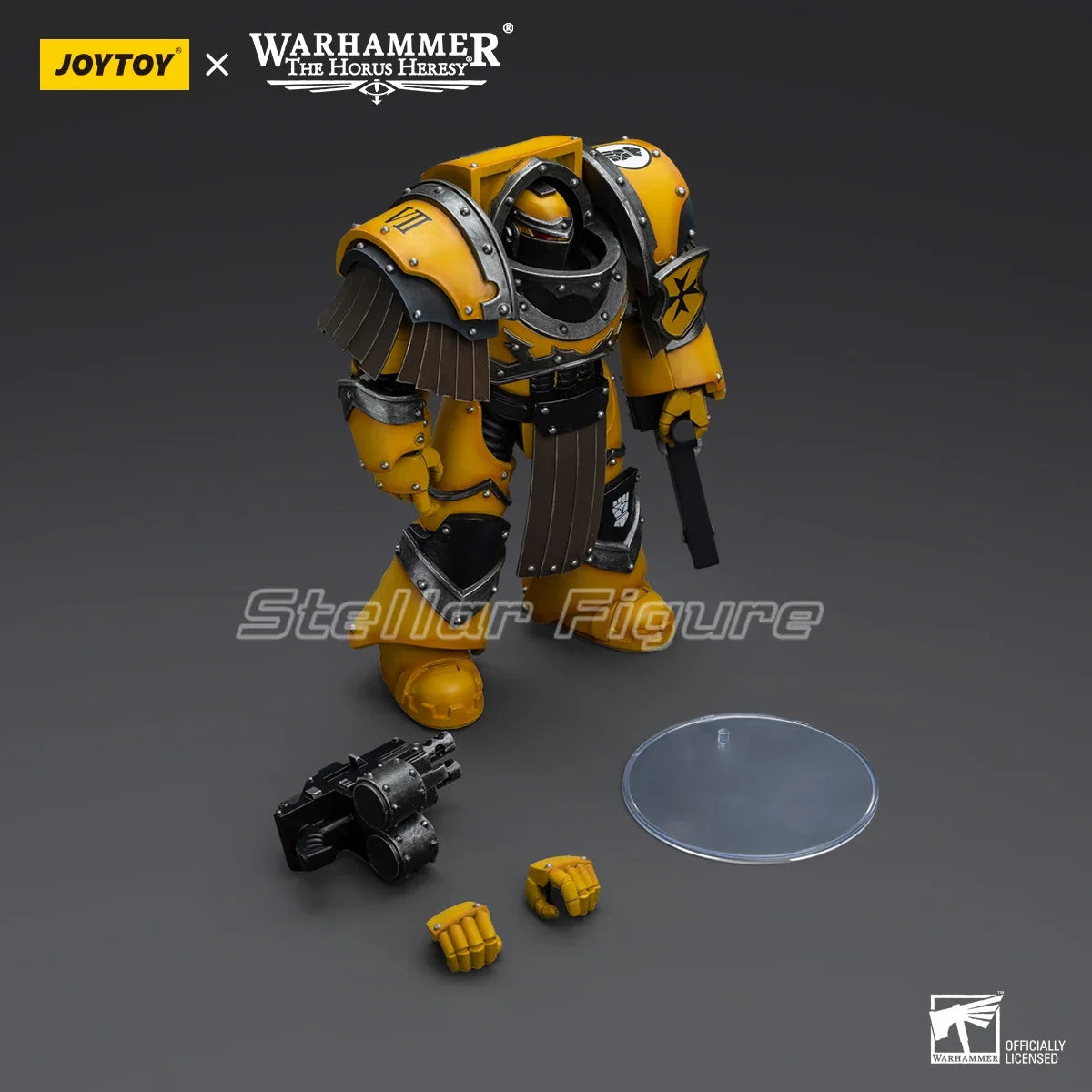 【SF】 JOYTOYS Warhammer 40K 1/18 Action Figure  Imperial Fists Legion Cataphractii Terminator Squad  Prime Model Toy Gift