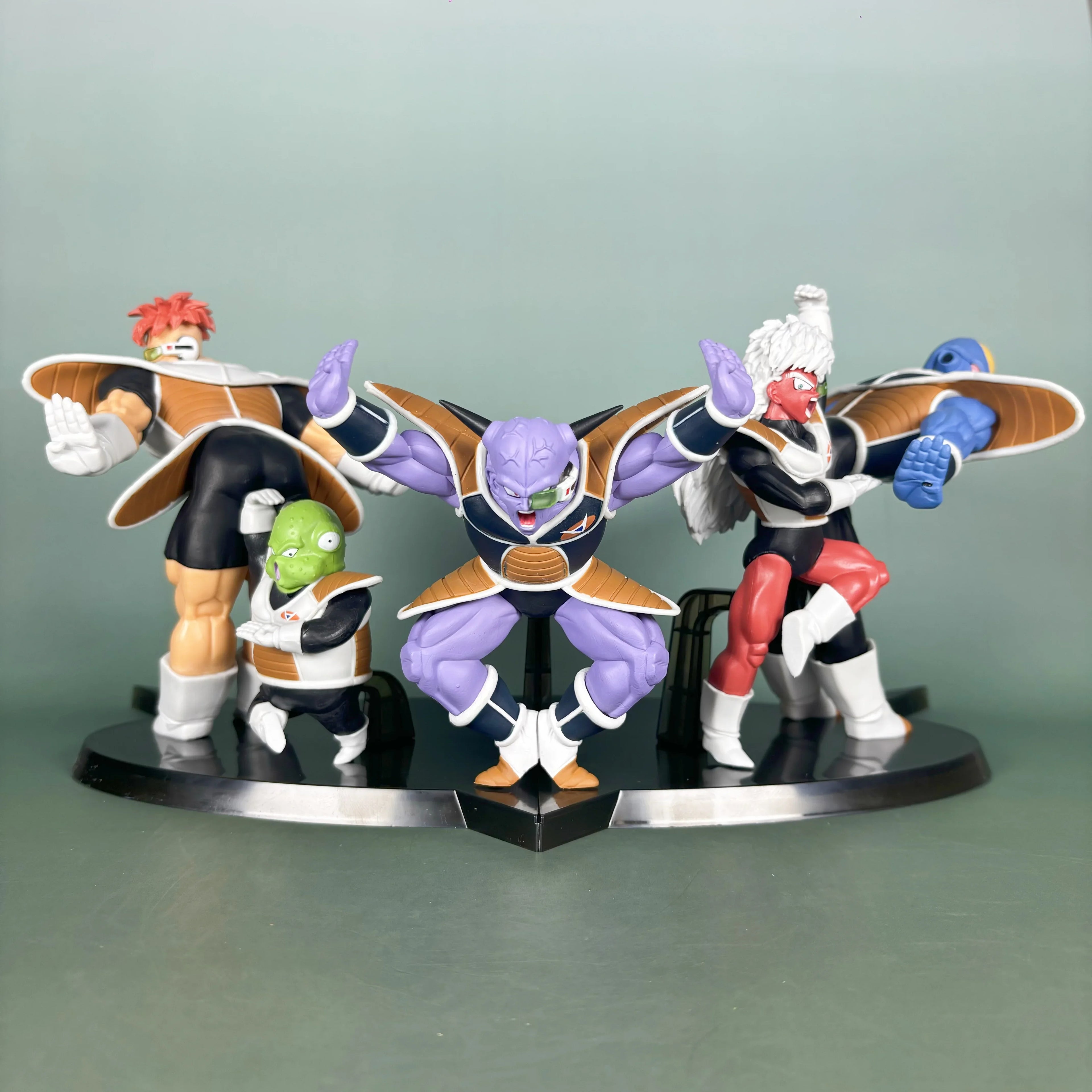 Anime Dragon Ball Z Ginyu Force Figure DBZ Jeice Guldo Recoom Burter Action Figure Collection Figurine Model Toy Gift