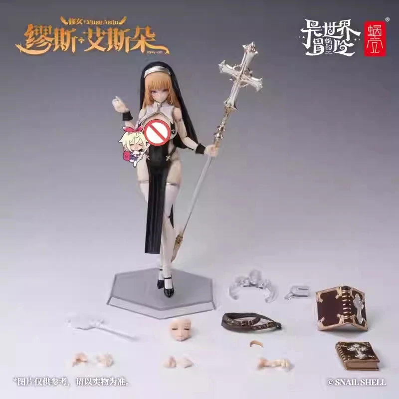 Genuine Snail Shell Rpg-02 Sisters - Muse - Asdo 1/12 Pvc Action Figure Model Collectible Statue Kids Birthday Gifts 15.5cm