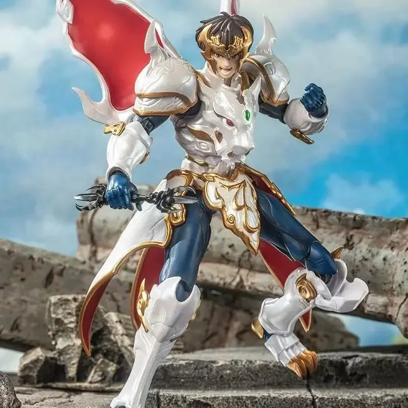In Stock Original Yolopark AMK PRO X Series Tenkuu Senki Shurato Shura King Ippei Anime Action Figure Metal Armor Model Toy Gift