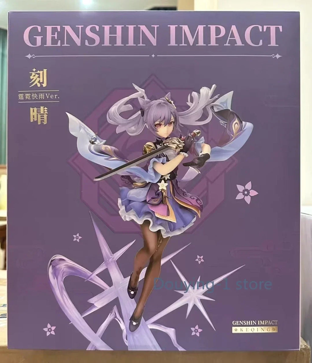 Sofort lieferbar 【APEX/Genshin Impact】Keqing·Donnersturm Schneller Regen Ver.1/7 Statische Figur Merchandise Genshin Anime Figurenmodell Spielzeug