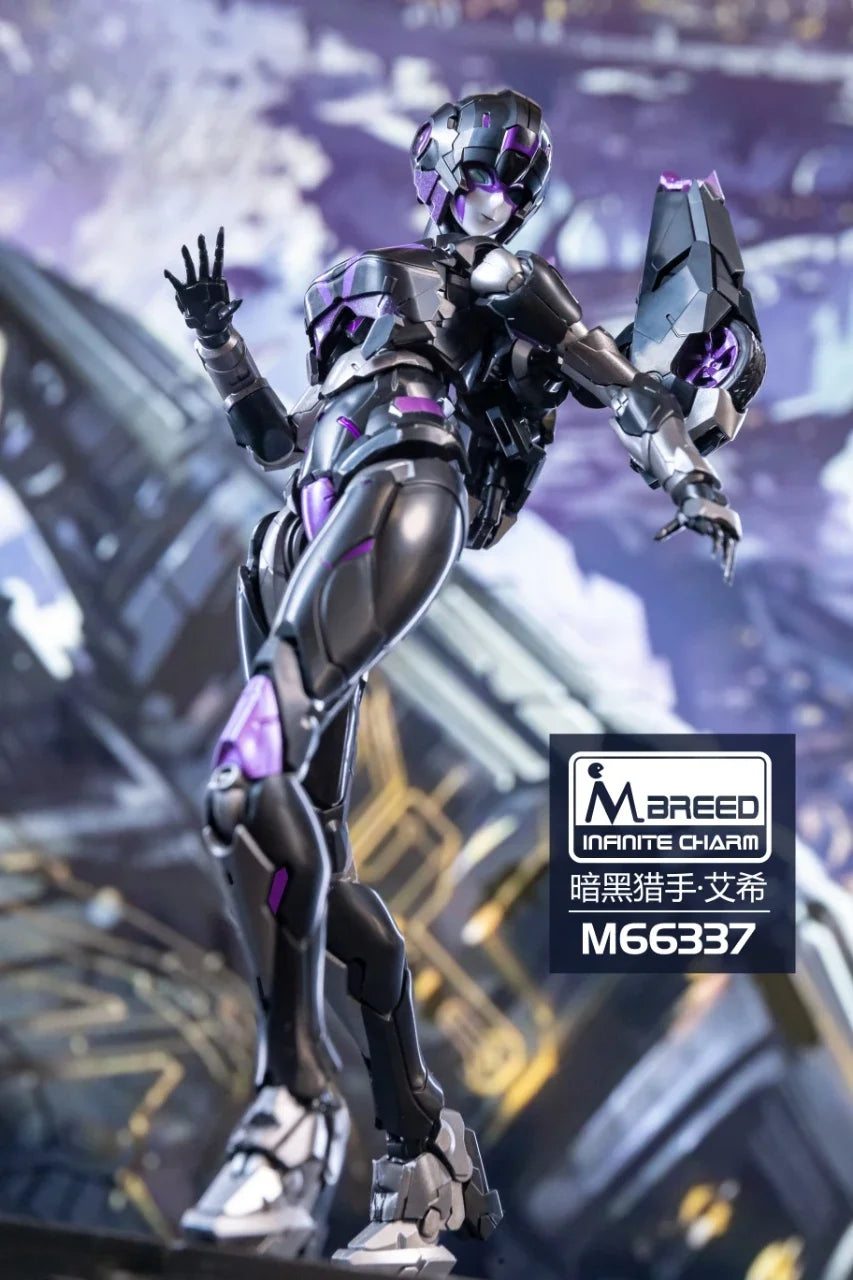 M Breed M66337 Charmaine M Darkened Skye Arcee KO RIOBOT Transformation Assembly Action Figure With Box