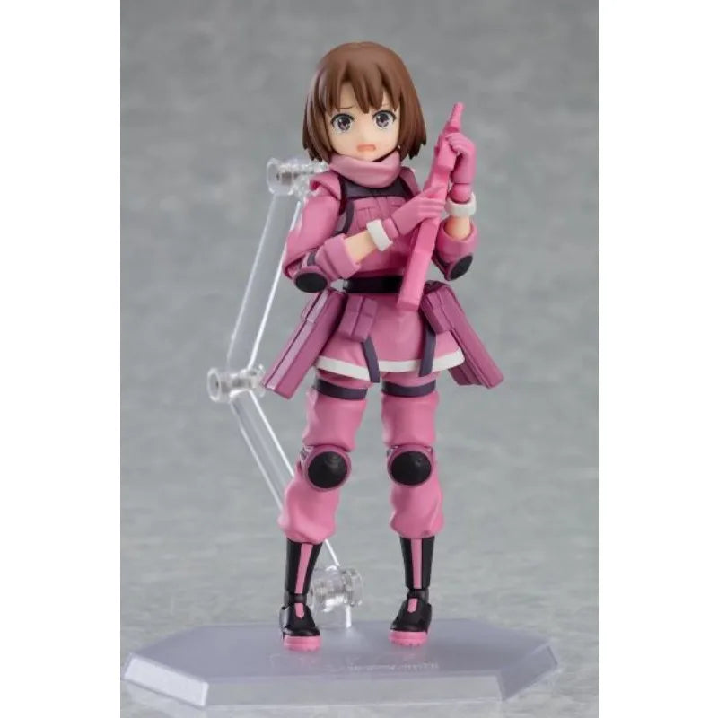 Max Factory Figma #459 Gun Gale Online Ren Figure-120mm Movable PVC/ABS Doll Sword Art Online Spin-Off, All-Ages Collectible Toy