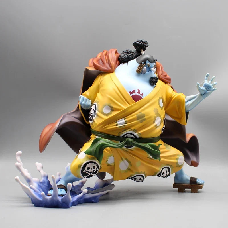 One Piece Jinbe Figurine GK Oka Shichibukai Jinbe Action Figures PVC 26cm Anime Collection Model Toys Birthday Children Gifts