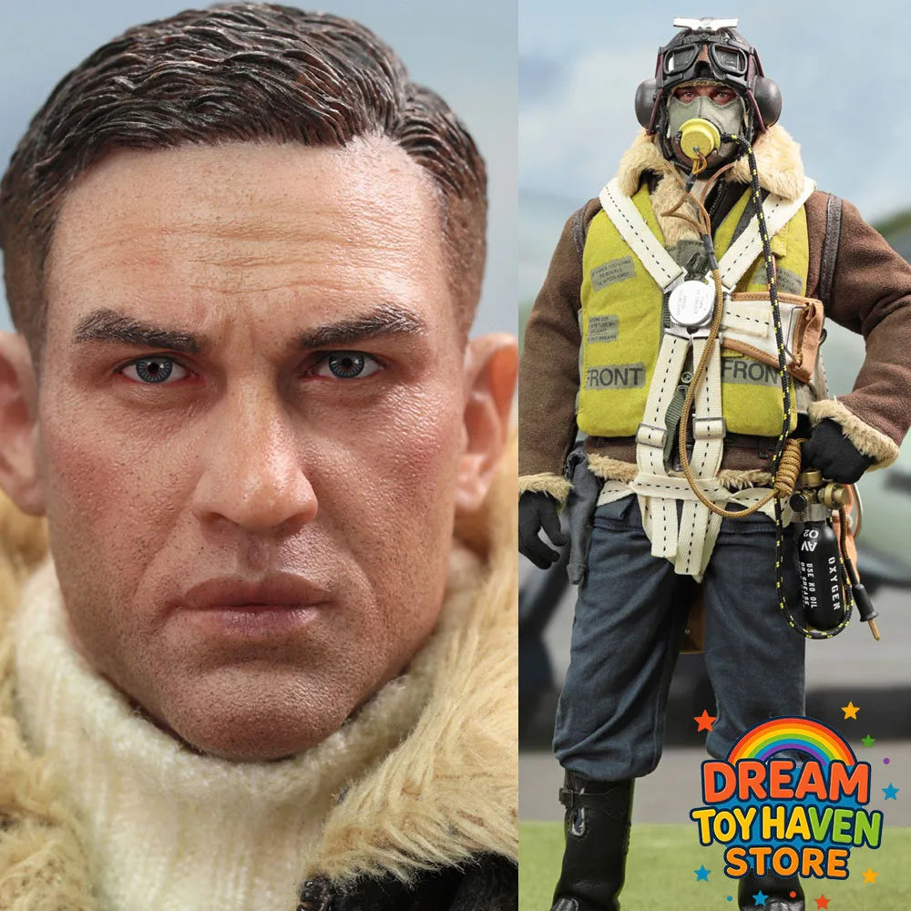 IN STOCK DID K80187 1/6 Scale Männlicher Soldat Britischer Pilot Captain Tom Hardy 12 Zoll Actionfigur Modell Beste Sammlerpuppen