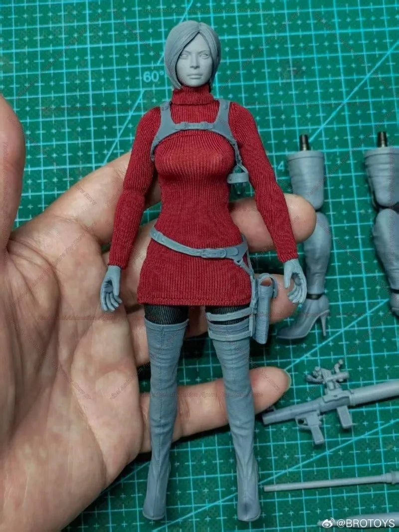 BROTOYS Studio Original Female Spy Ada Aunt Wang Movable Eyes 1/12 Cloth Movable Doll Model Toy Collection Gift