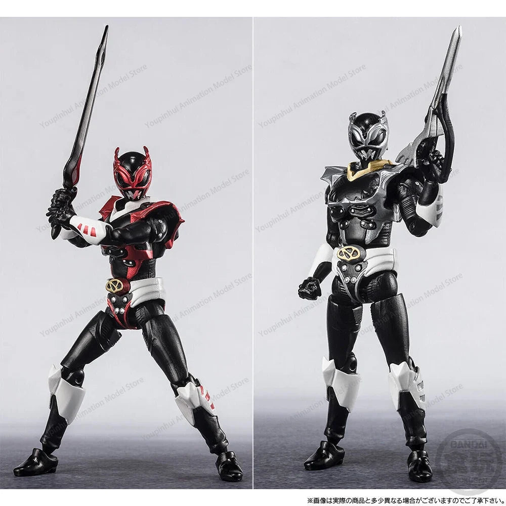 In Stock Original Bandai Shokugan: Shodo Super Denji Sentai Megaranger Collectible Model Toys Candy Toys Action Figures