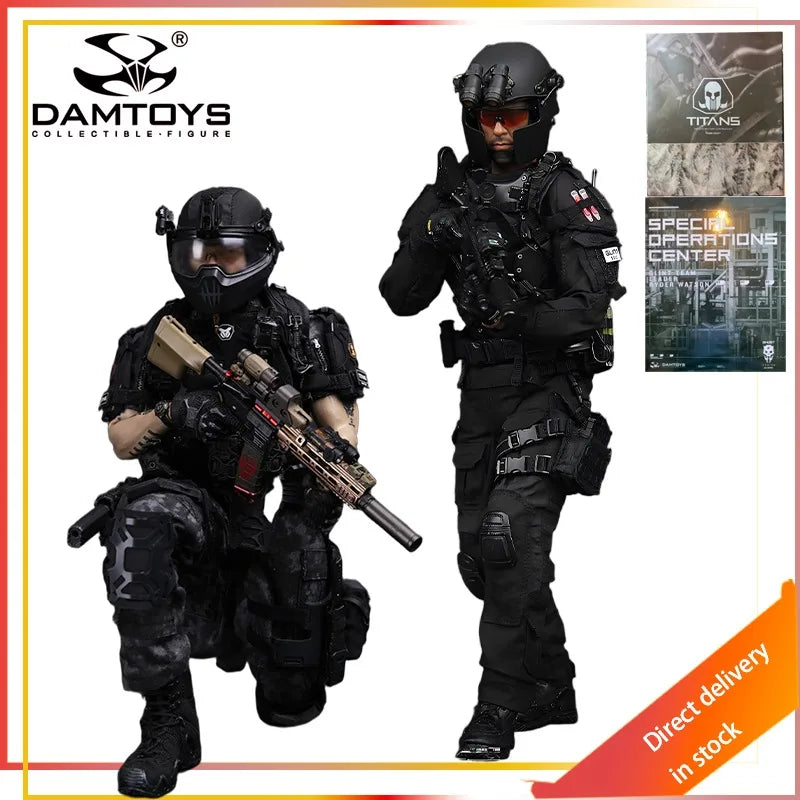 DAMTOYS Genuine Product GHOST SERIES SF001 Special Operations Center Titan Frank Action Figure Model Toys Movable Mode