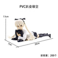 Anime Role Kasugano Sora Figure Lying Position Rabbit Hug Model Toy Computer Case Dress Up Car Desktop Ornament Action Figure