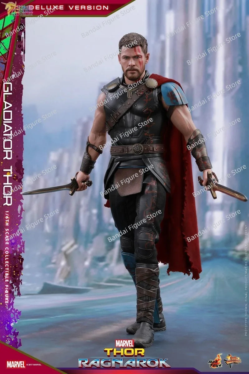 HT HotToys MMS445 Luxury Edition 1/6 Collectible Gladiator Thor3.0 Action Figure Thor：Ragnarok Marvel Original 12" Full Set Doll