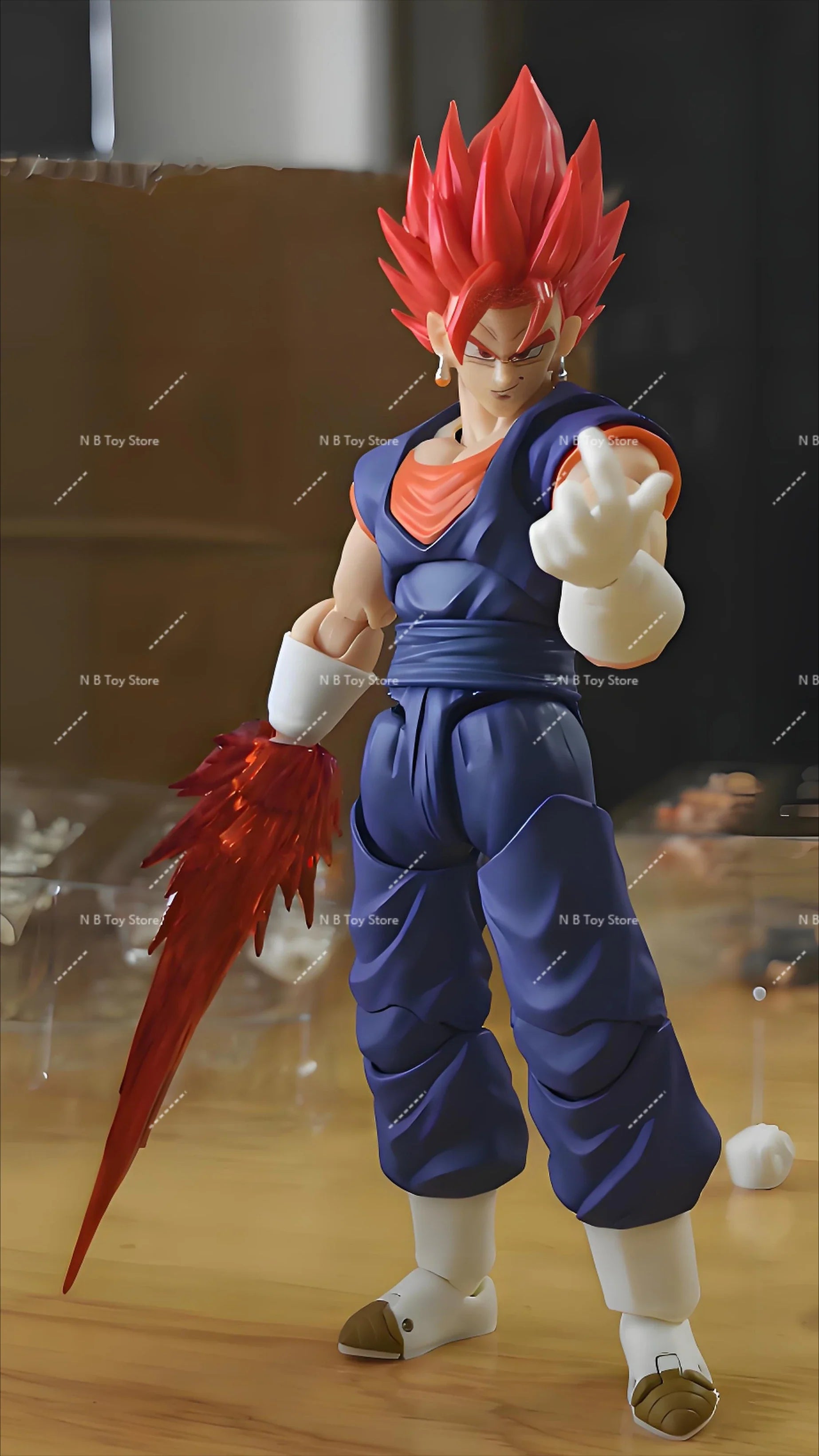 OC Toys Dragon Ball SHF Super Saiyan SSJ Veggetoo Son Goku Vegito 3.0 Figure Body Anime Action Figures Models Gifts Toys