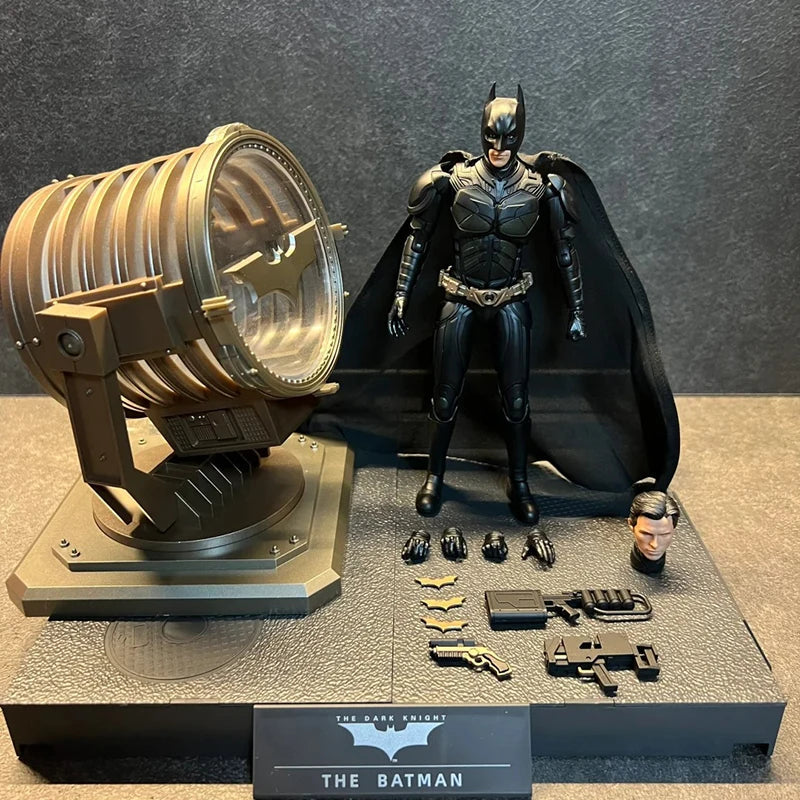 [In Stock] Batman the Dark Knight Trilogy Assembly Series Bat Signal light Battle Suit Action Figure Figurine Gifts Toys