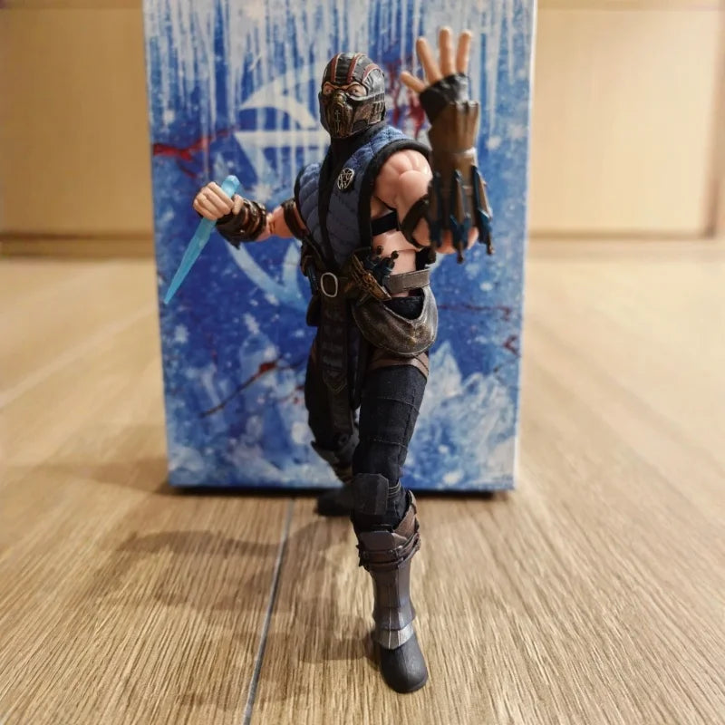 In Stosk Original Joy Man Toys JMToys ZK001 1/12 Mortal Kombat Figures Sub-Zero Action Anime Figurine Classic Sub-Zero Models