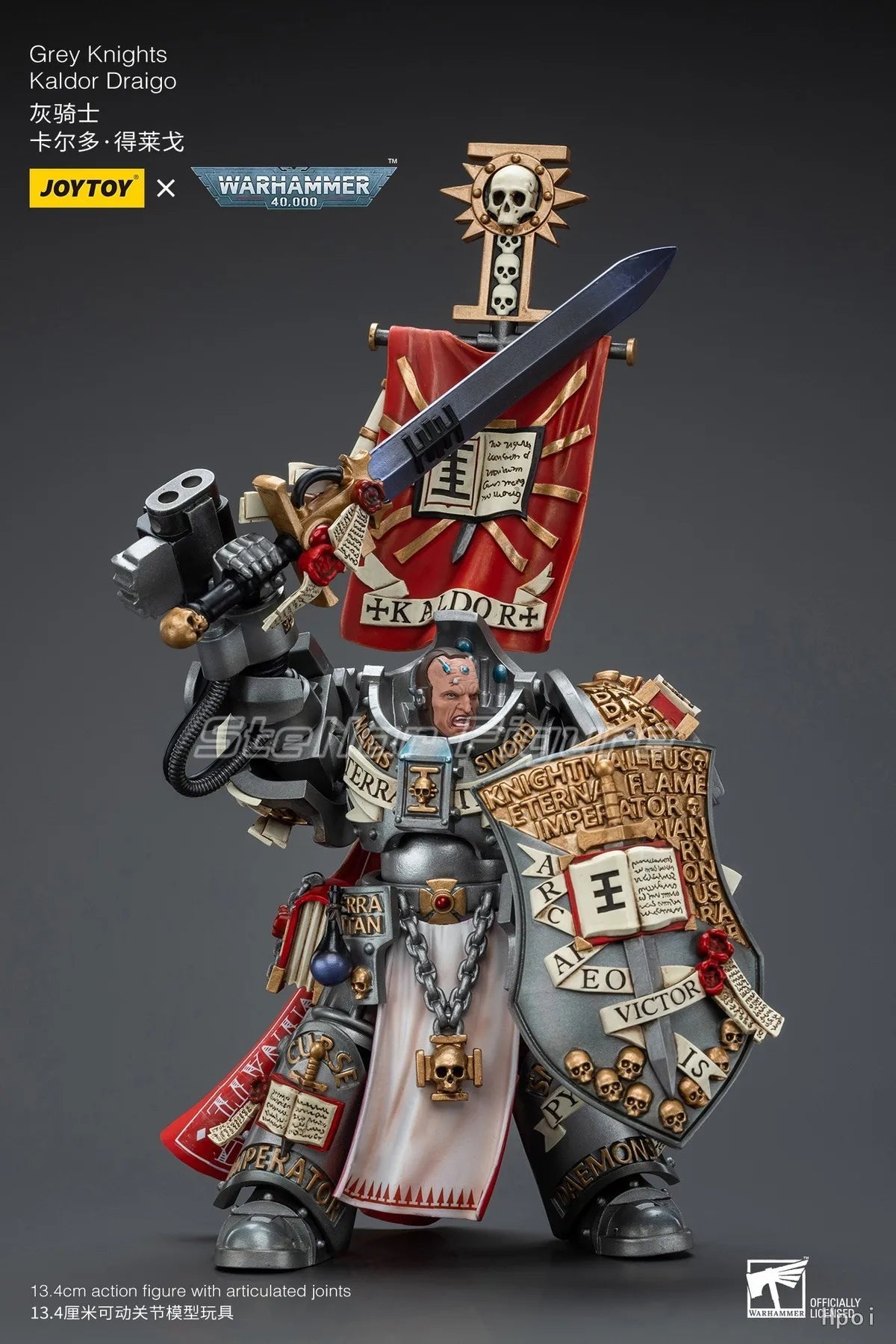 【SF】JOYTOY 1/18 Action Figure Grey Knights Kaldor Draigo Model Toys Gifts Collection Ornaments