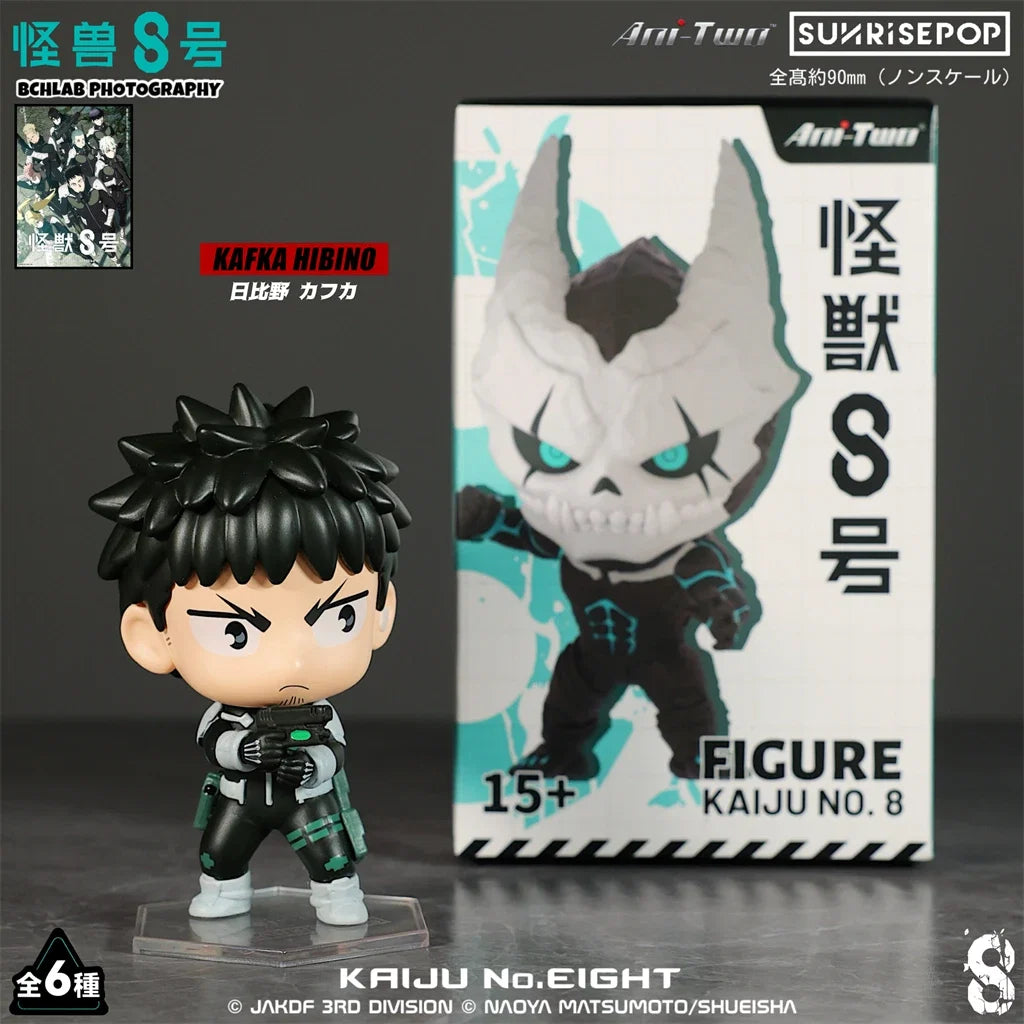 Beast No. 8 Q-version Action Figure Two-dimensional Anime Figures PVC Model in-vehicle Ornament Holiday Gifts Model Toys