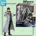 Genuine New Bandai SHF Rurouni Kenshin Shinomori Himura Kenshin Aoshi Meiji's Swordsman Action Figure Collectible Model
