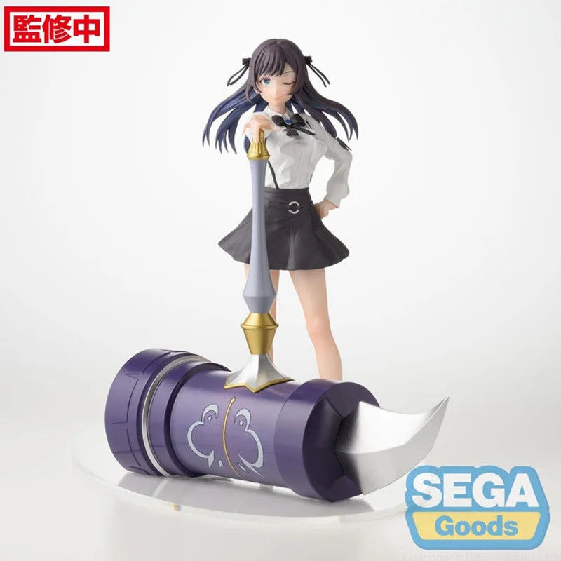 Genuine Sega I May Be A Guild Receptionist But I Will Solo Any Boss To Clock Out On Time Luminasta Alina Clover PVC Figure Model